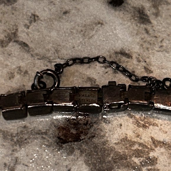 Neiman Marcus Palpo Sterling Silver Bracelet with Fashion Stones - Picture 6 of 6